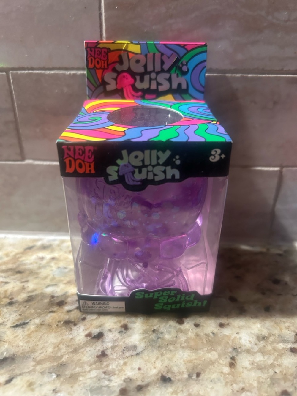 Jelly Squish Purple Kids Toy by NeeDoh